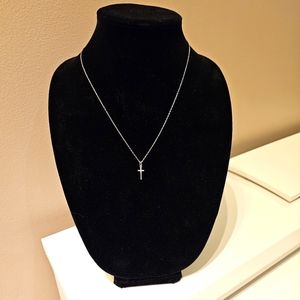 Sterling silver cross chain